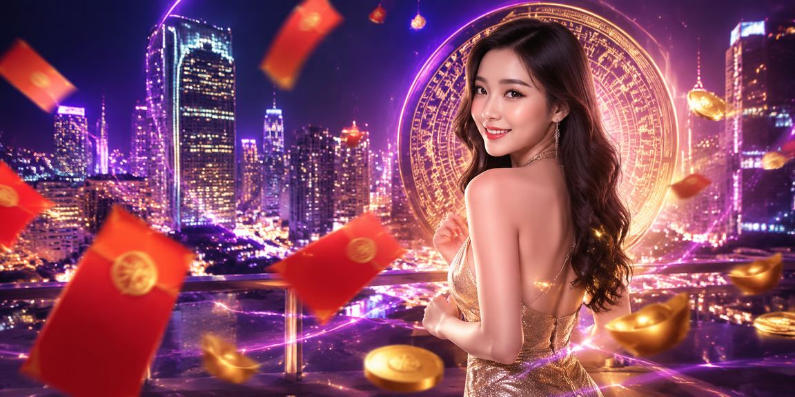 Phong bì đỏ may mắn và đèn neon tại trung tâm giải trí Hà Nội